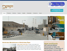 Tablet Screenshot of dohaprecast.com